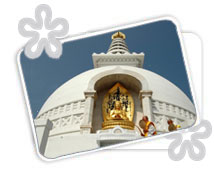 Rajgir Peace Pagoda, Bihar  Indian  Tourism